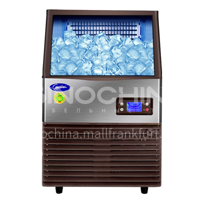 Goshen Ice Maker Commercial Milk Tea Shop Fang Ice Fully Automatic Large Small Large Capacity Household Ice Maker Professional Commercial Ice Cube Machine 144 Cells  DQ001172